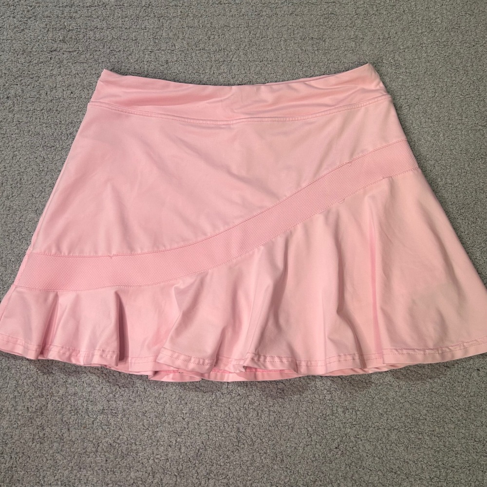 CooRun Athletic Skort Ruffle Mesh Medium Pink Tennis Pickleball Balletcore Gym